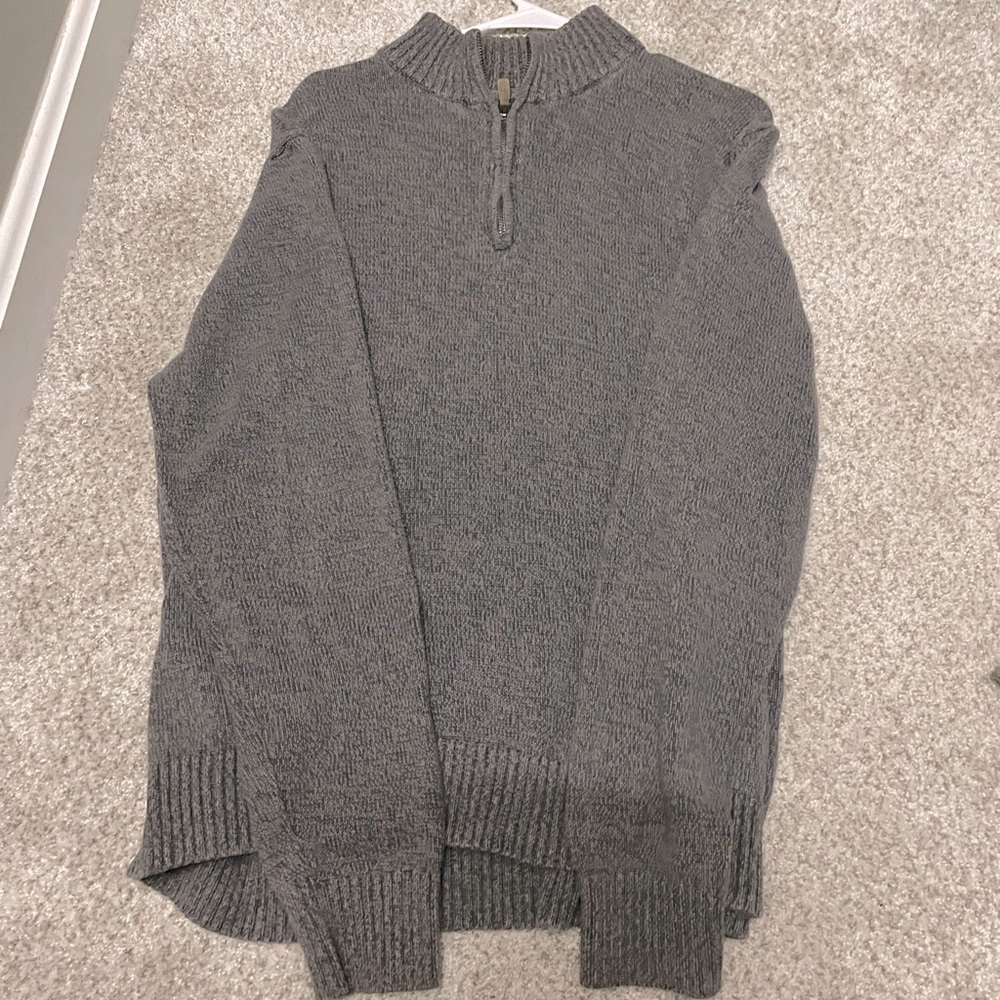 Quarter Zip Knit Sweater